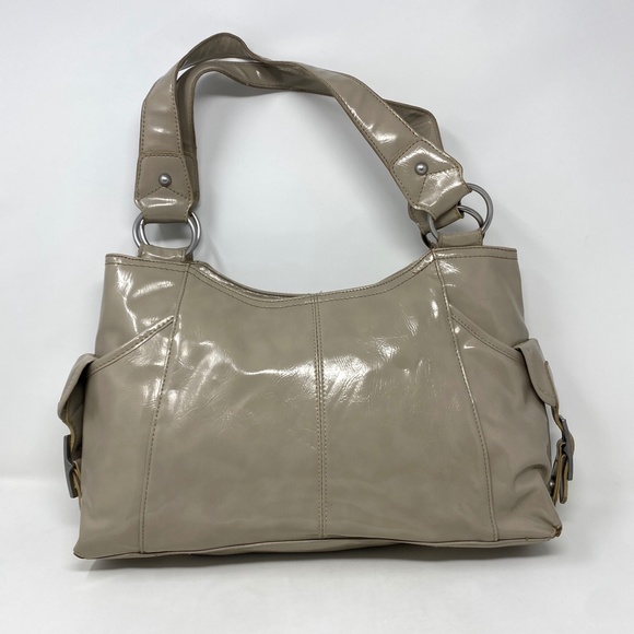 Kenneth Cole Reaction Beige Handbag Medium Sized Purse - Picture 3 of 11